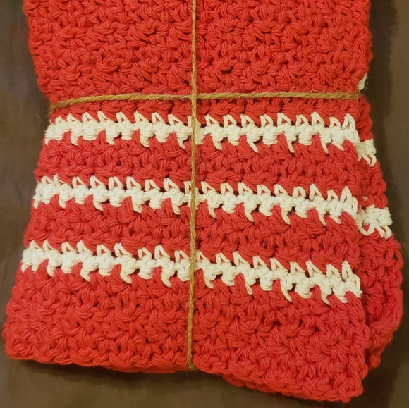 Handmade Bundle Crochet Kitchen Towel Set of 3 - Picture 5 of 5